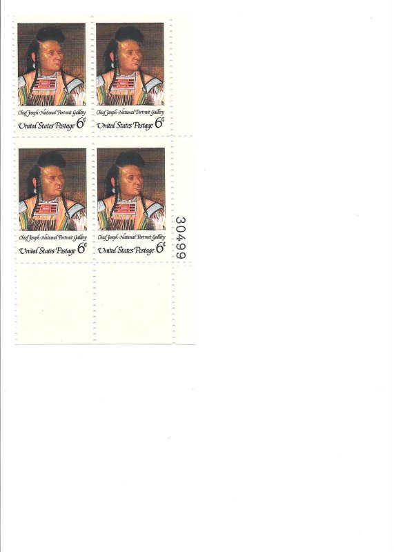 Scott US # 1364, MNH Plate Block