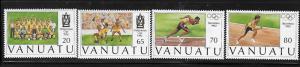 Vanuatu 1992 MNH Stamps Scott 569-572 Sport Olympic Games Football Soccer