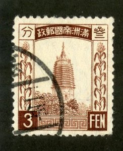 MANCHUKUO 41 USED BIN .70 BUILDING