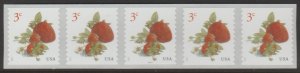 #5201, PNC-5 (P1111) W/Bk#7720,  Strawberries  MNH. (3 cent)