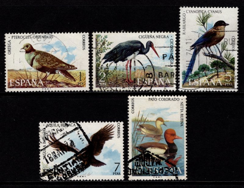 Spain 1973 Spanish Fauna (3rd series), Set [Used]