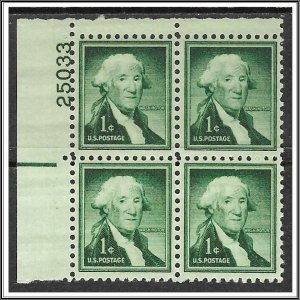 US Plate Block #1031 Washington Liberty Series MNH