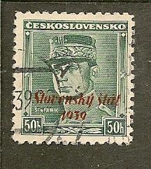 Slovakia     Scott   9        Overprint      Used