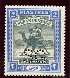 Sudan 1913 Official 2p black & blue superb MNH. SG O17. Sc OA24.