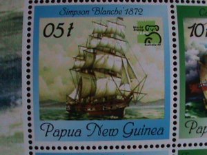 AUSTRALIA-1999-SC#1729B-WORLD STAMPS EXPO-SAILING SHIPS MNH S/S VF-ESTV. $8