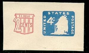 #U552 Old Ironsides Revalued  Cut Square - Mint