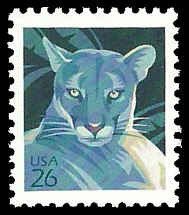 PCBstamps   US #4137 26c Wildlife-Florida Panther, MNH, (21)
