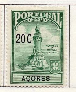 Azores 1921-25 Issue Fine Mint Hinged 20c. 141364