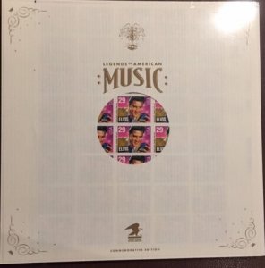 USA 2721 Elvis Presley - Legends of American Music - full sheet - MNH