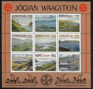 Faroe Islands Stamp 462  - Landscapes by Jogvan Waagstein