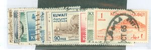 Kuwait #157-8/160-6/168-71 Used Single