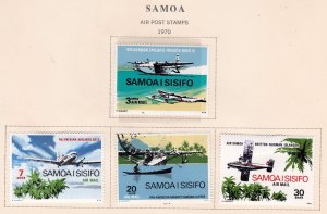 Samoa set         C3 - 6       Mint & Used