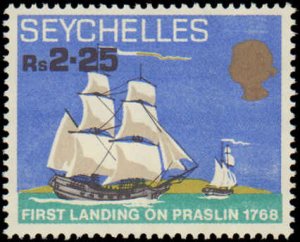 Seychelles #248-251, Complete Set(4), 1968, Ships, Never Hinged