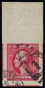 Scott #533 - $1,000.00 – GEM-used – PSE cert graded GEM-100 - Top Margin Single!