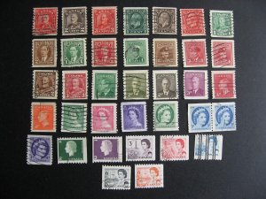 Canada 35 different used coils, 1930 to 1970 era check these out!