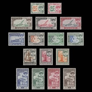 Zanzibar 1961 (MNH) Definitives