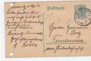 Germany Brenitz 1916  postal stationary  stamps card R21299