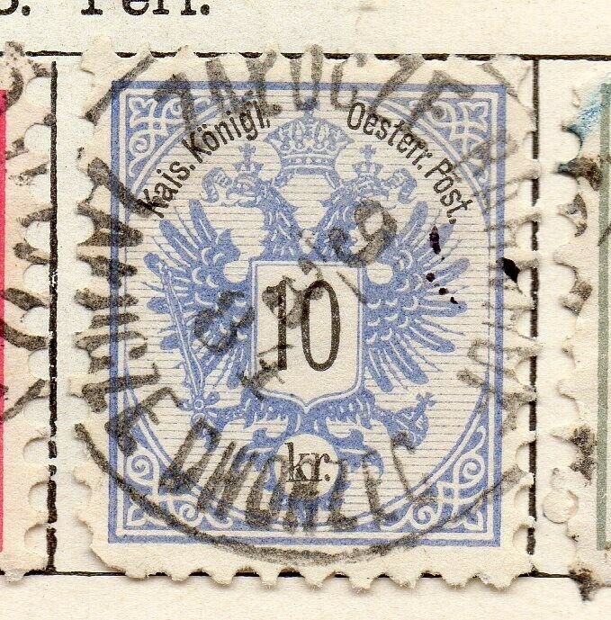 Austria 1883 Early Issue Fine Used 10kr. NW-11544