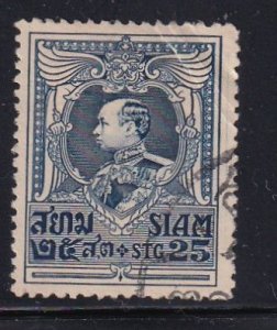 Thailand 1920 Sc 197 25s blue Used