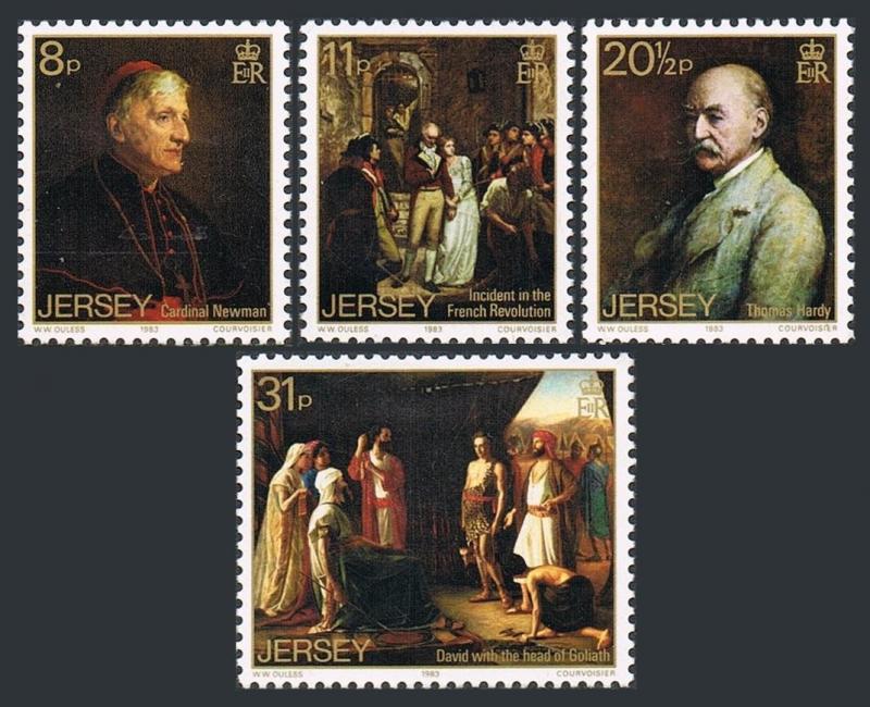 Jersey 316-319,MNH.Michel 309-312. Painting by Walter William Ouless,1983.