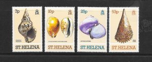 SHELLS - ST HELENA #356-9 MNH