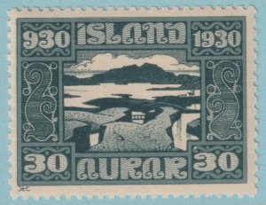 ICELAND 159 MINT NEVER HINGED OG ** NO FAULTS VERY FINE! TGK