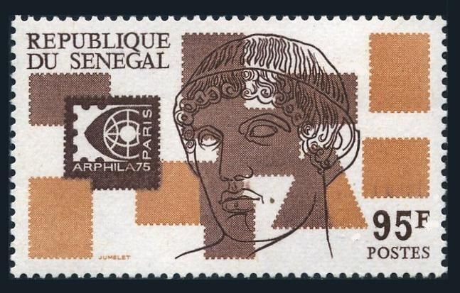 Senegal 411,MNH.Michel 568. ARPHILA-1975,Paris.Apollo of Belvedere.