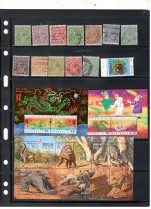 AUSTRALIA COLLECTION ON STOCK SHEET MINT/USED