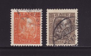 Iceland 34, 37 U King Christian IX