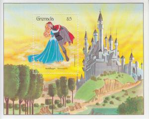 1987 Grenada Disney Sleeping Beauty  SS (Scott 1547) MNH