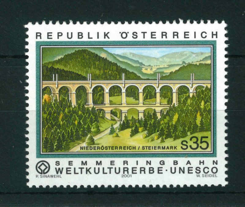 Austria 2001 UNESCO World Heritage Site stamp. MNH. Sg 2592