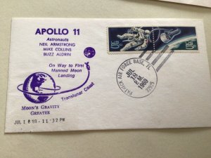 Apollo 11 Man on the Moon 1969 Moon Landing stamp cover   A13784