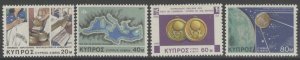 CYPRUS SG493/6 1977 ANNIVERSARIES AND EVENTS MNH