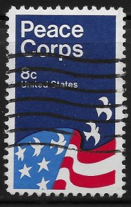 US #1447 8c Peace Corps Poster by David Battle