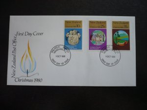 Postal History - New Zealand - Scott# 715-717 - First Day Cover