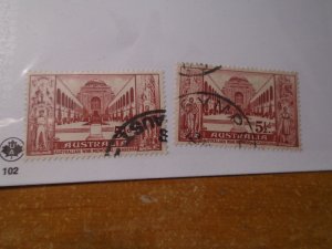 Australia  #  308-09   used