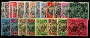 DOMINICA SG71/91 1923-33 DEFINITIVE SET USED