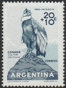 Argentina #B22 1960 20+10 Condor MNH.