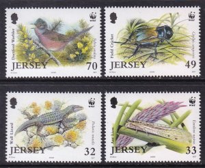 Jersey 1134-1137 Animals MNH VF