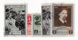 Russia Sc #845-849 set of 5 used VF