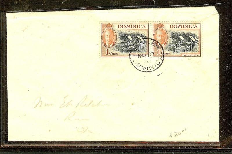 DOMINICA  (P2104B)  1952  KGVI  1CX2  ...LEY