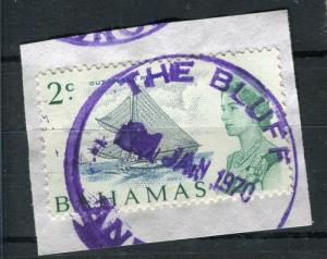 BAHAMAS; Early 1960s QEII issue fine used value, fair Postmark