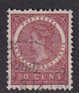 Netherlands Indies  #57  used  1904  Wilhelmina  50c