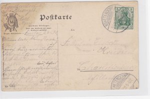 German Postal History Stamps Postcard Ref: R4969