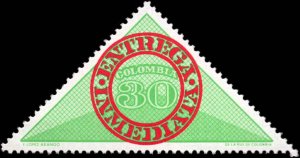 Colombia #E2-E3, Complete Set(2), 1987, Never Hinged