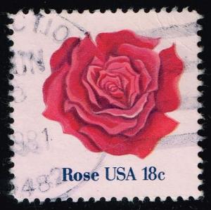 US #1876 Rose; Used (0.25)