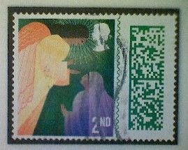 Great Britain, Scott #4293, used(o), 2022, The Annunciation, 2nd