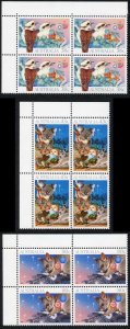 Australia SG1272-4 Christmas 1990 set in a U/M Block