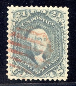 US SCOTT #70b USED-VF-XF GRADED 85 W/ PSE CERT SMQ $1,750