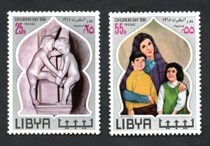 1968 - Libya  - Children's Day- Complete set 2v.MNH** 